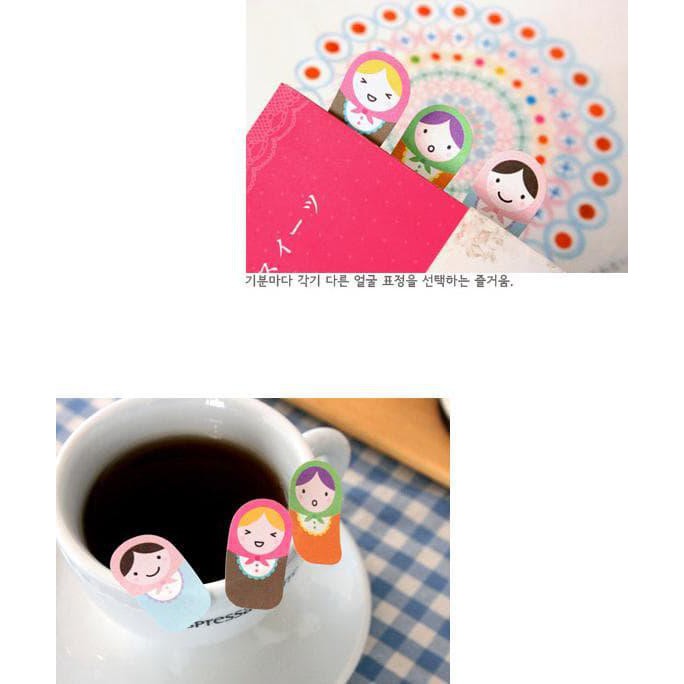 

STICKY NOTES MOTIF BONEKA RUSIA (MATRYOSHKA) (60 LEMBAR) HOT DEAL