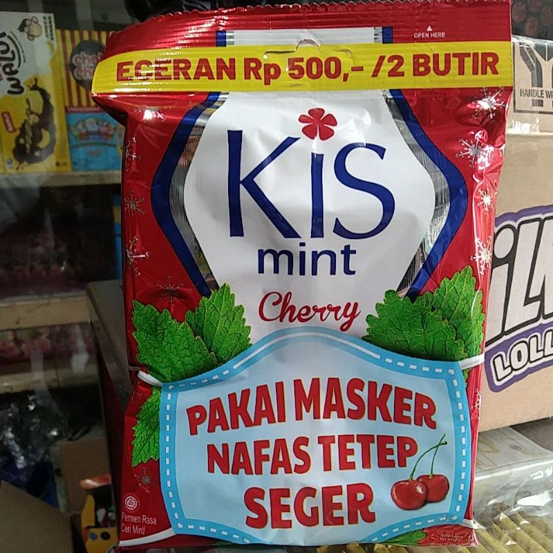 Permen Kiss Mint pack 125gr