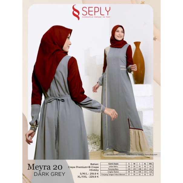 COD GAMIS MUSLIMAH SEPLY MEYRA 20