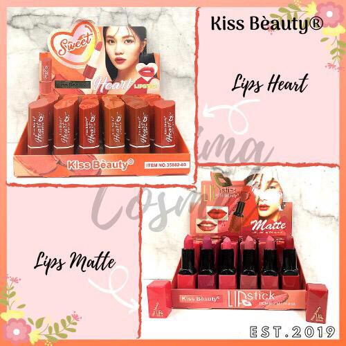 (CYBER) COD TERBARU KISS BEAUTY MATTE LIPSTICK