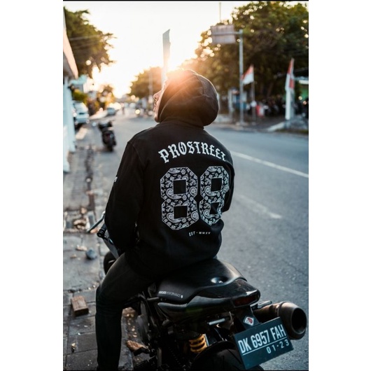 HOODIE | PROSTREET| PROSTREET 88 | BLACK | NEW | ORIGINAL