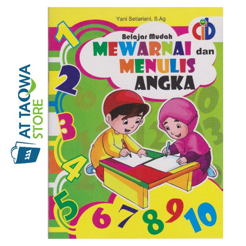 Belajar Mudah Mewarnai dan Menulis Angka