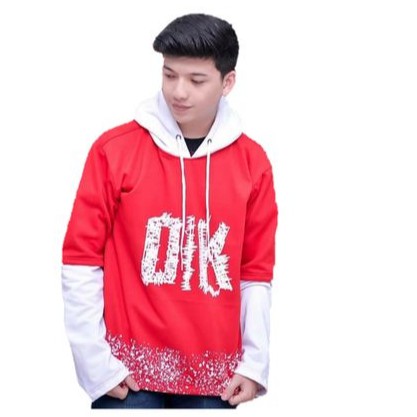 Jual SWEATER / JAKET / SWEATER MURAH / JAKET MURAH / OIK HOODIE RED