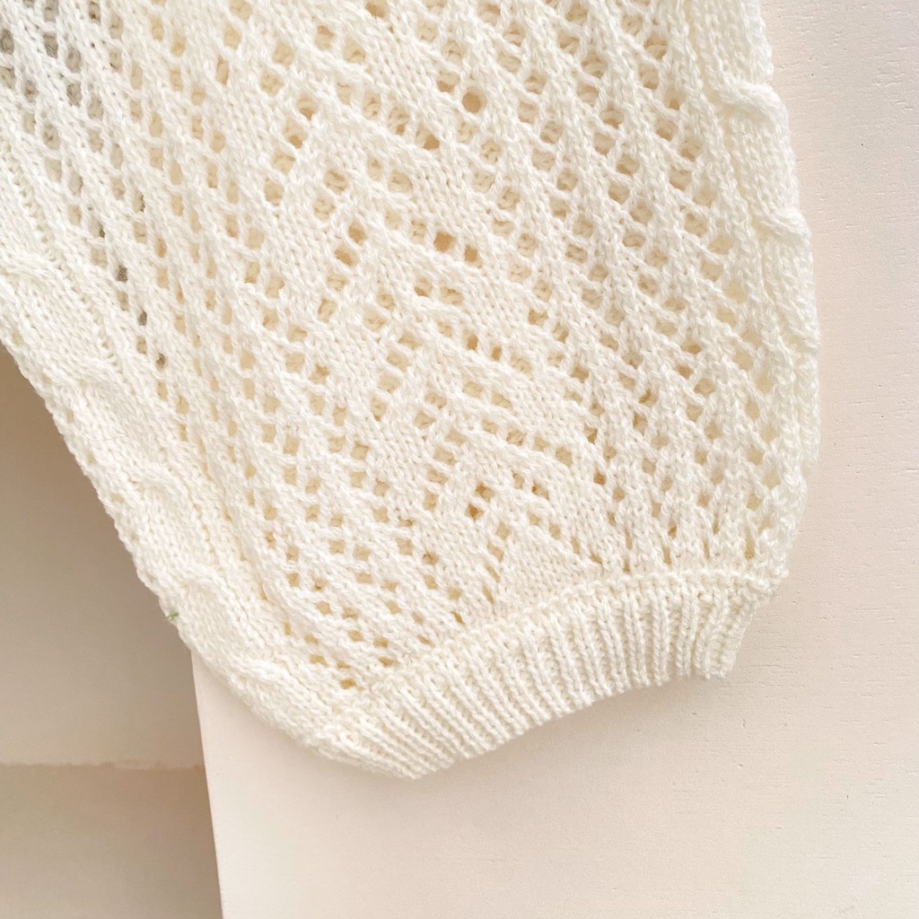 Vintage House Jisoo Korean Knit Cardi (Cardigan Rajut Wanita Korea)-5