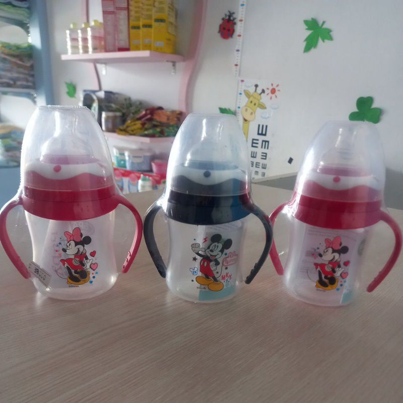 botol dot susu anak bayi lustybunny karakter mickey 125ml bpa free food grade