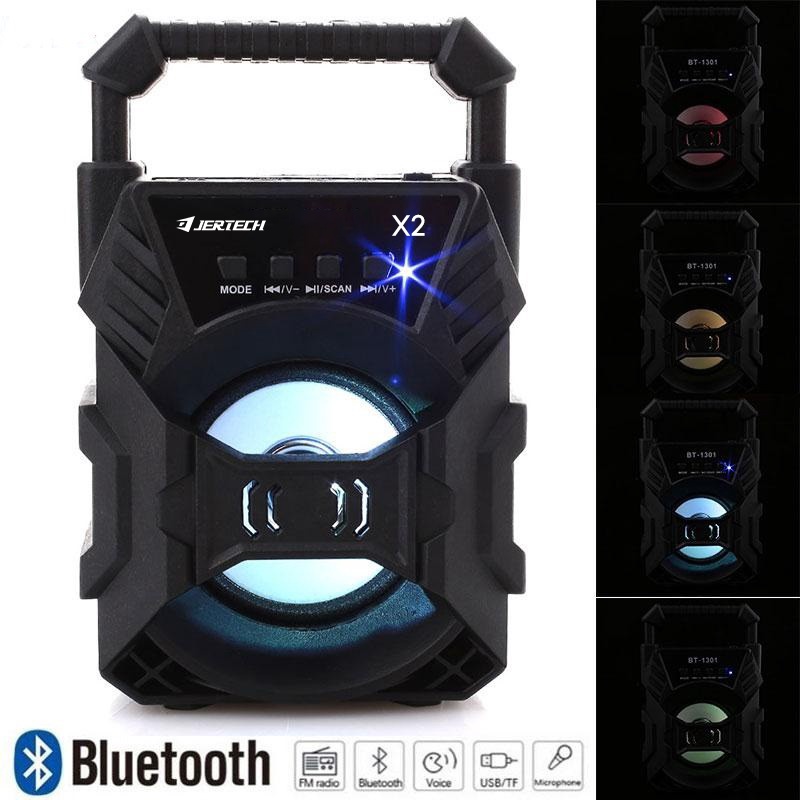 Speaker Bluetooth Portable Karaoke 3&quot; Type X2 Free Microphone - XOBOX