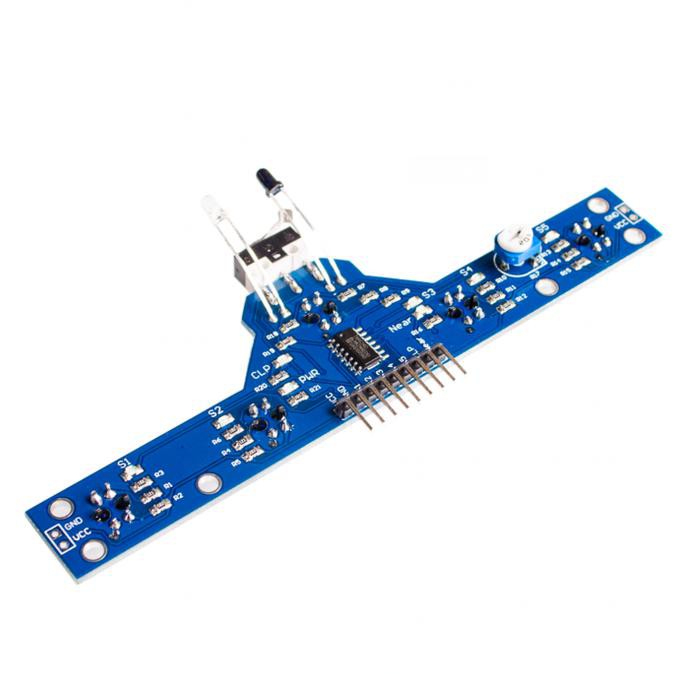 KIT 5 Channel TCRT5000 Line Tracking Line Follower Infrared Sensor Module