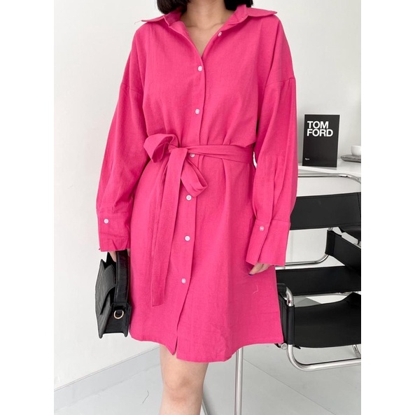 Hana ShirtDress tunik Oversize busui friendly