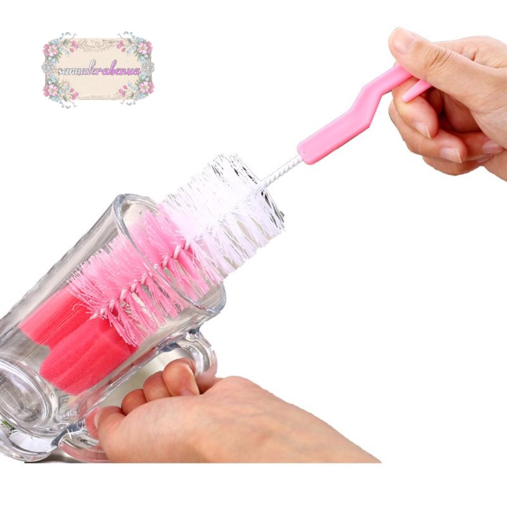 RT73 SIKAT SPONS SPONGE PEMBERSIH PENCUCI BOTOL GELAS CANGKIR TUMBLER SUSU HIGIENIS ANTI BAKTERI SB3451