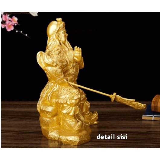 Fengshui Jendral Kwan Kong/Guan Yu/Kuan Kung/ Pegang Tombak |Kebijaksanaan