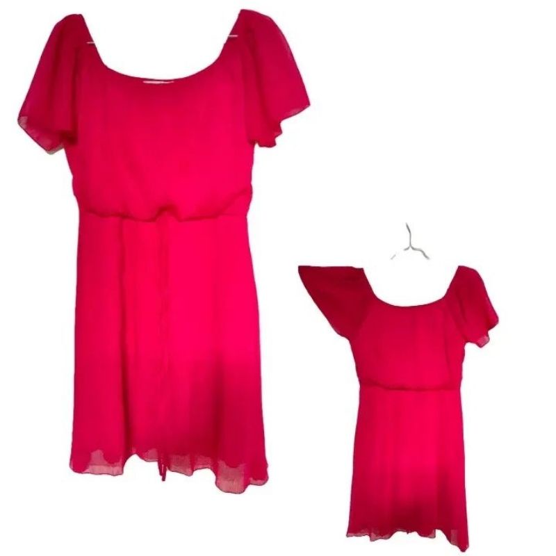 Preloved Dress Pink Fanta