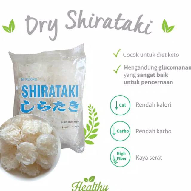 

KETO - DRY SHIRATAKI / SHIRATAKI KERING