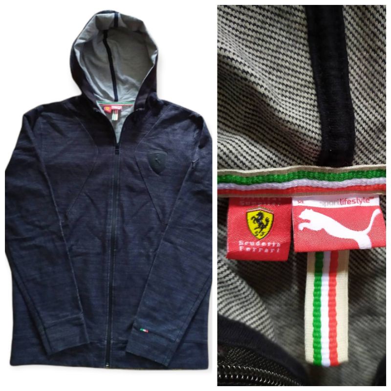 ZIP HOODIE PUMA X FERRARI SECONDHAND PRELOVED