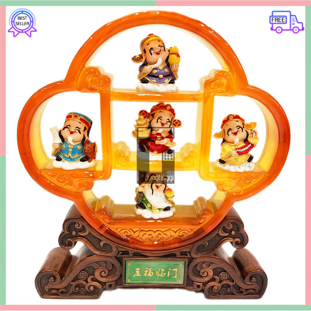 Pajangan Patung Hiasan Hadiah Meja Kantor Dewa Cai Shen Chaisen Caisen Amulet Kekayaan Kwan Kong Guan Yu Bumi Maitreya Rejeki Hoki Keberuntungan Fengshui Fengsui Feng Shui Altar Sembahyang Batu Giok Resin Rupang Gelang Tasbih Buddha Budha Statue Necklace