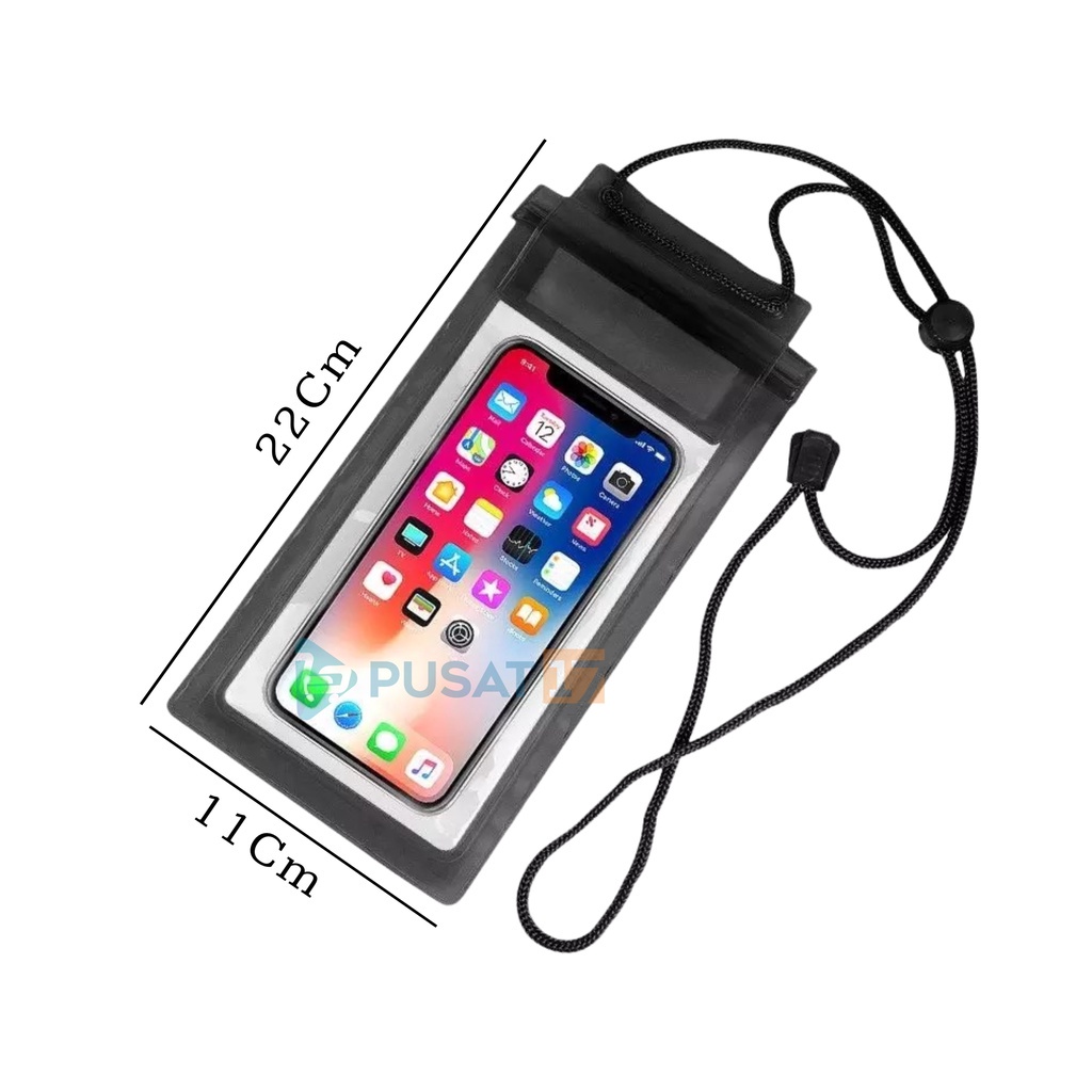 SARUNG HP ANTI AIR WATERPROOF CASE HANDPHONE POUCH BAG COVER HP ANTI AIR UNIVERSAL CASE HP ANTI AIR