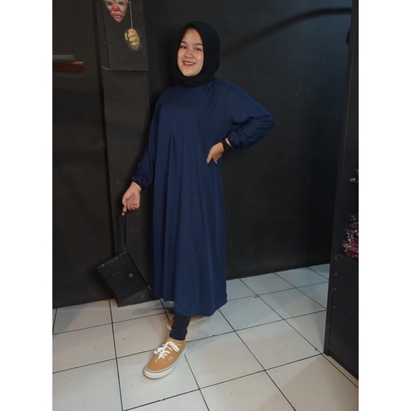 Long Tunik| Tunik panjang cantik kekinian| Jumbo