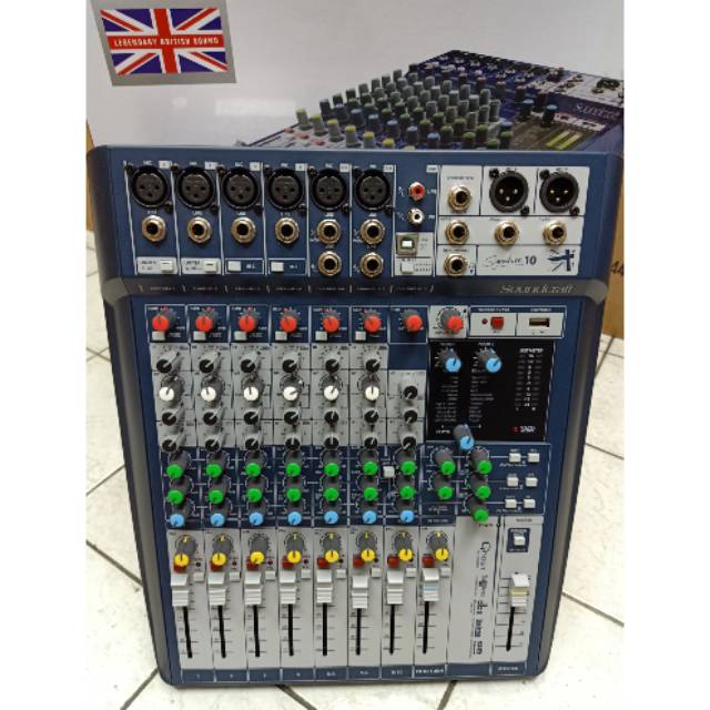MIXER SOUNDCRAFT SIGNATURE 10 USB EFFECT LEXICON