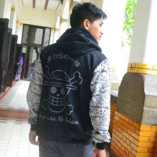 Jaket Hoodie Anime One Piece Strawhat Pirates Bounty (Kelina Merch