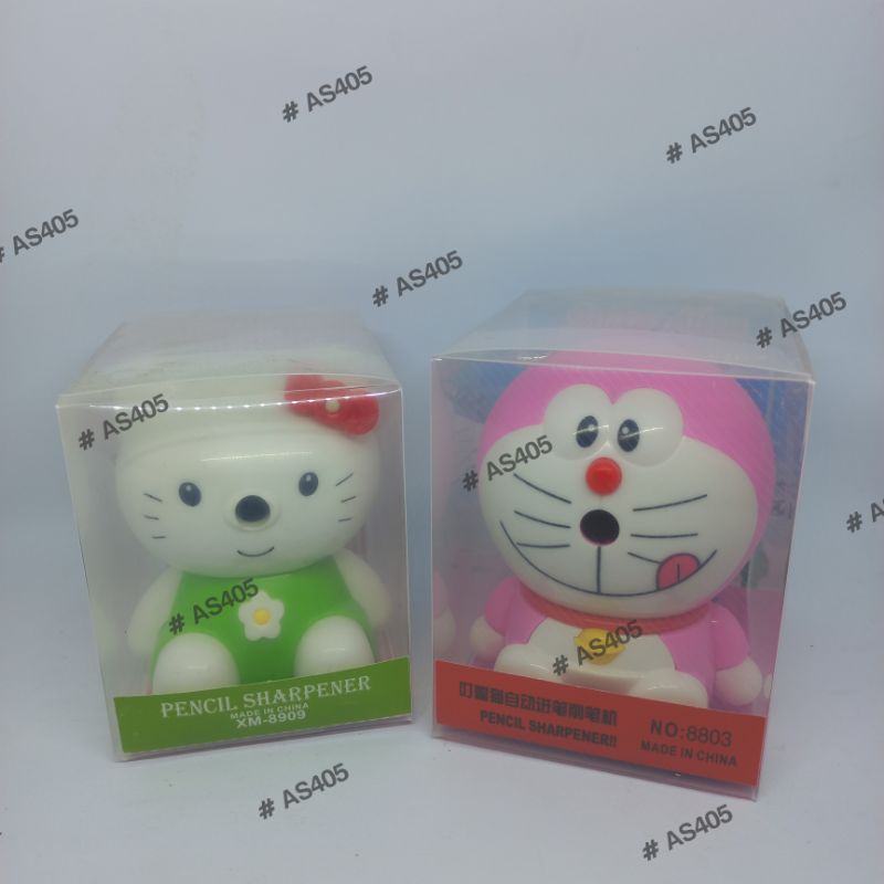 

Asahan / Rautan / Sharpener Meja Putar Kartun Lucu Hello Kitty Doraemon
