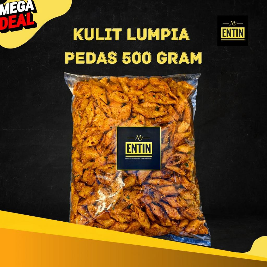

BURUAN ORDER GAN KERIPIK KULIT LUMPIA PEDAS GURIH 5 GR NY ENTIN
