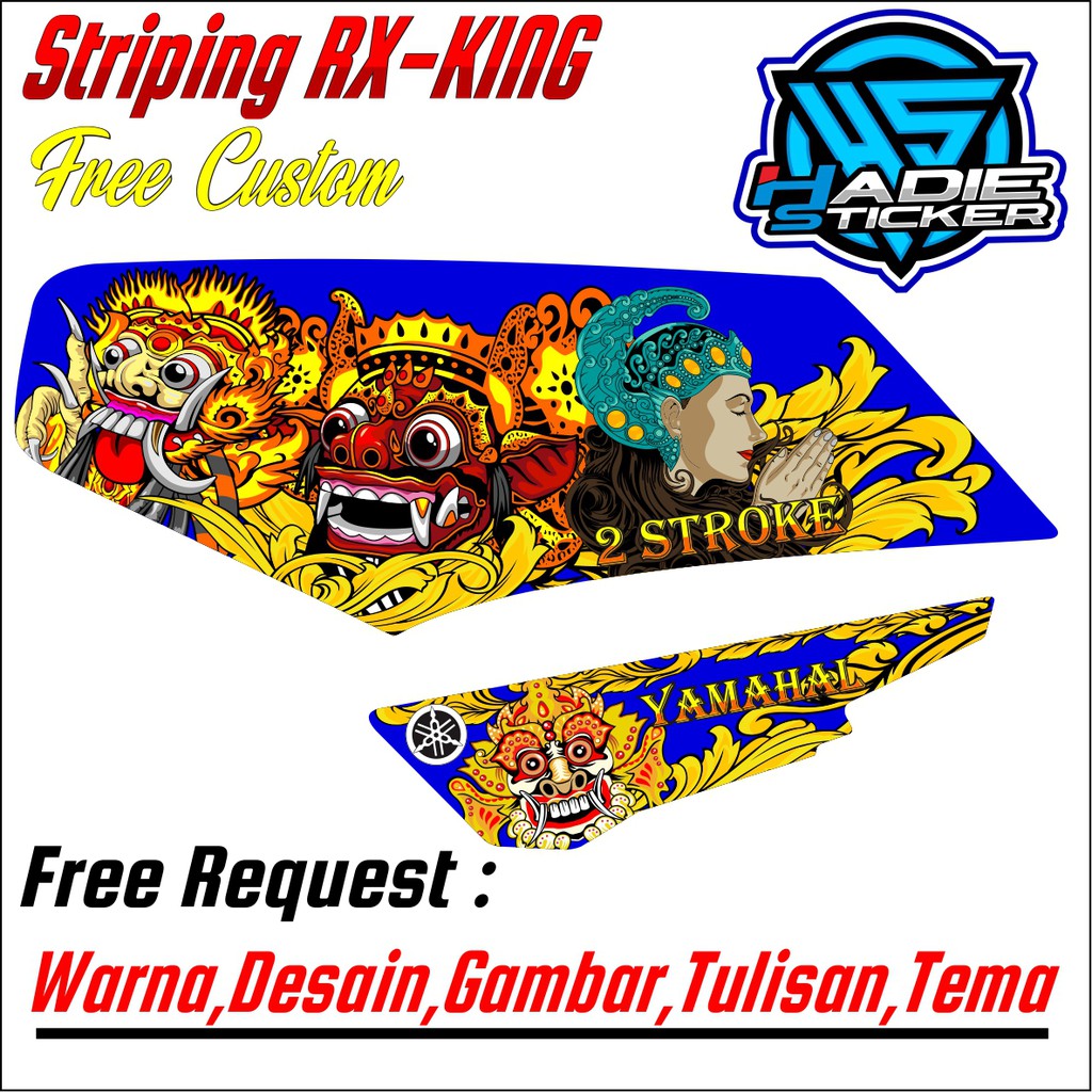 Striping RX-KING BARONG(CUSTOM)