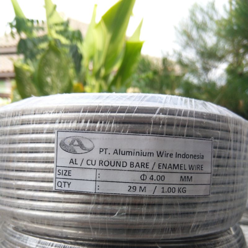 kawat bonsai aluminium 1 mm ~ 7 mm per roll 1 kg berbagai macam ukuran bahan soft mudah di bentuk