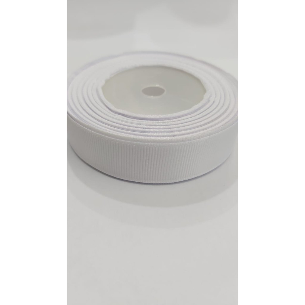 

Grossgrain 2cm putih panjang 20 yard