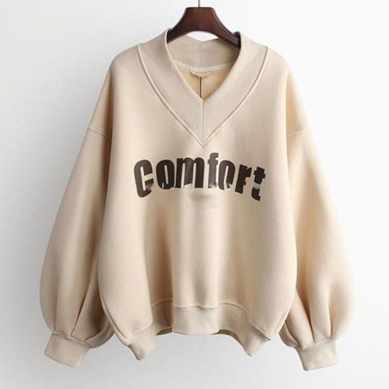 Jaket sweater Crewneck oversize pakaian pria wanita Outerwear Korean Style COMFORT Bahan Fleece