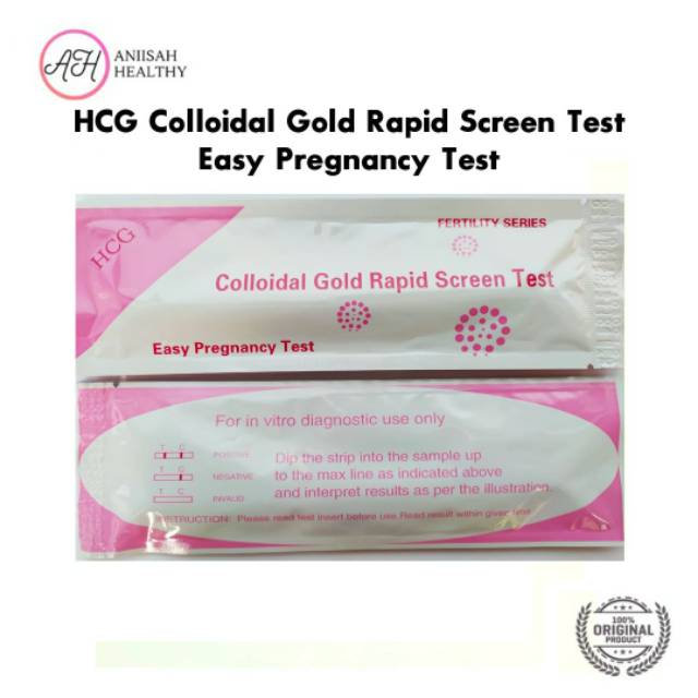 Tes Kehamilan &gt; HCG Colloidal Gold Rapid Screen Test &gt; Testpack &gt; Test Hamil &gt; Colloidal Compact