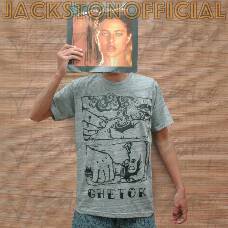 BACA DESKRIPSI SEBELUM PESAN PUTPOT Kaos Jackston pria Skate cowok stoner sativa hemp indica weed