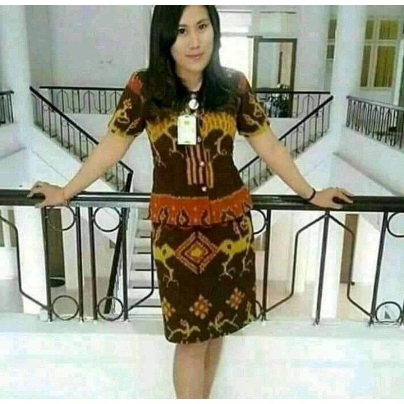baju setelan rok blouse /seragam KANTOR