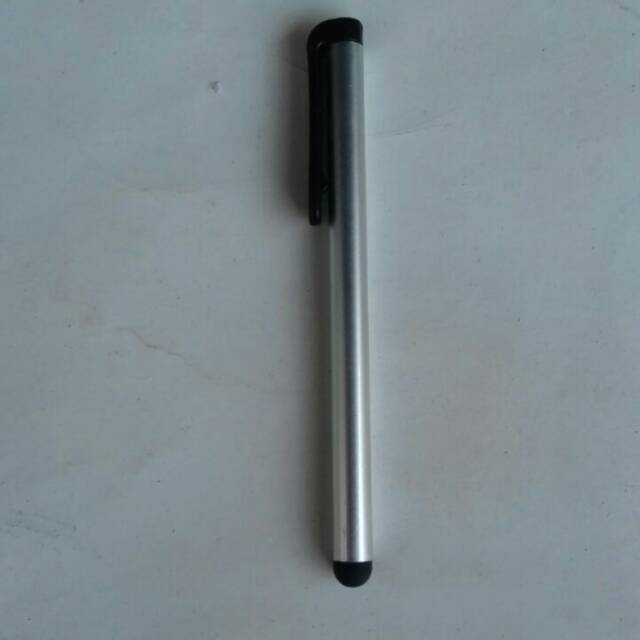 Pen stylus siver for ipad tablet tab sony xperia vivo evercross nokia andromax