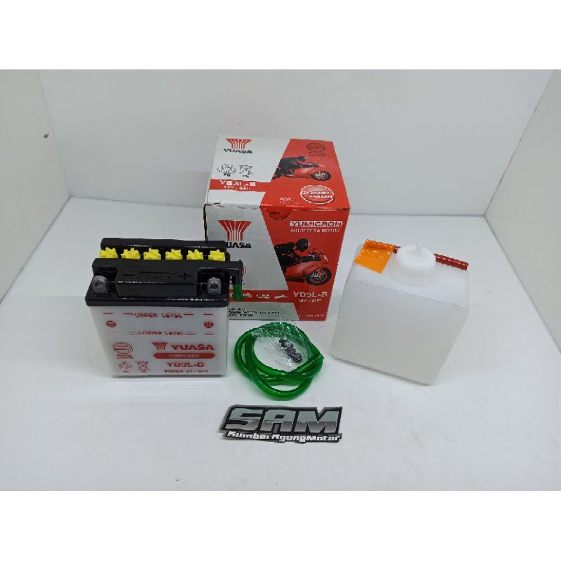 AKI ACCU RX KING RX KING NEW NINJA R SATRIA 2 TAK NSR ORIGINAL YUASA YB3L-B