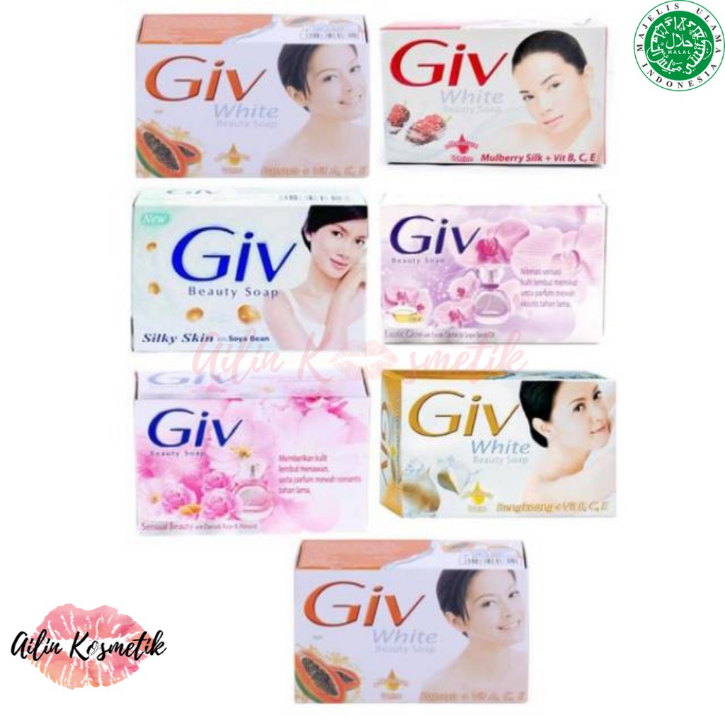 GIV Sabun Batang 76gr BPOM ORIGINAL / Sabun Giv Sabun Mandi Giv Bar Soap Perfume by AILIN