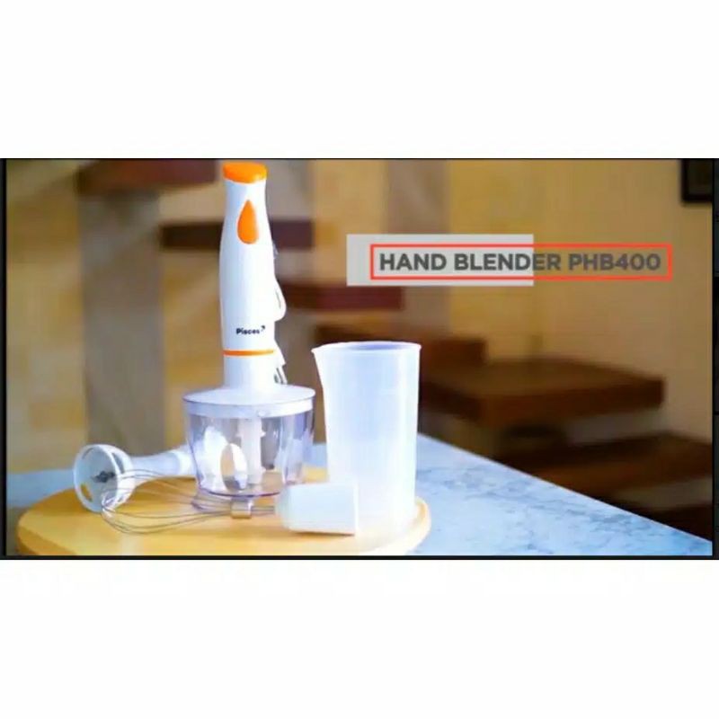 hand blender PISCES 4 fungsi + mixer PHB 400 - portable hand blender