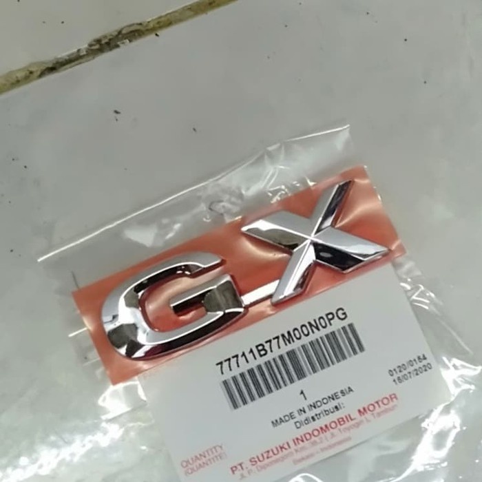 Emblem &quot;GX&quot; Suzuki Ertiga Swift Wagon R ASLI SGP!