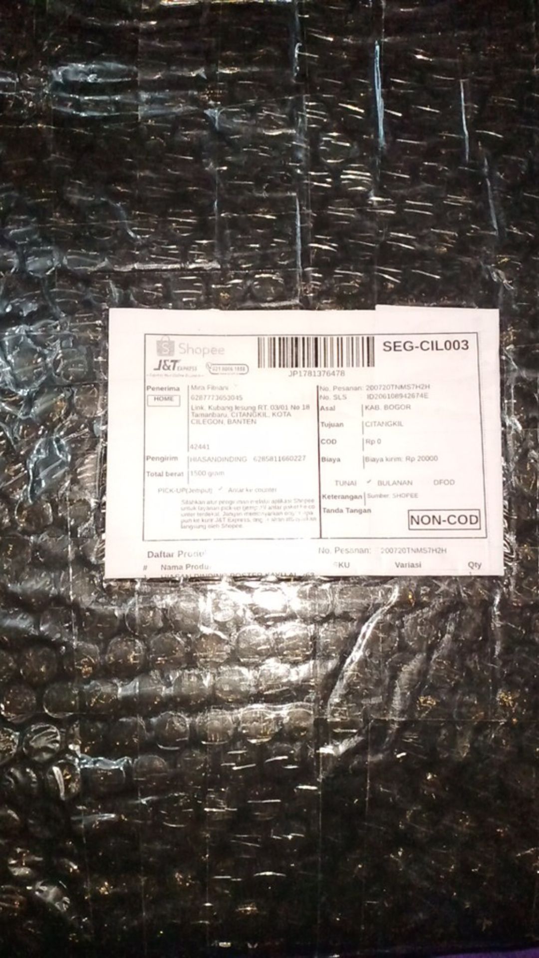 Hiasan Dinding Poster Kayu Al-263