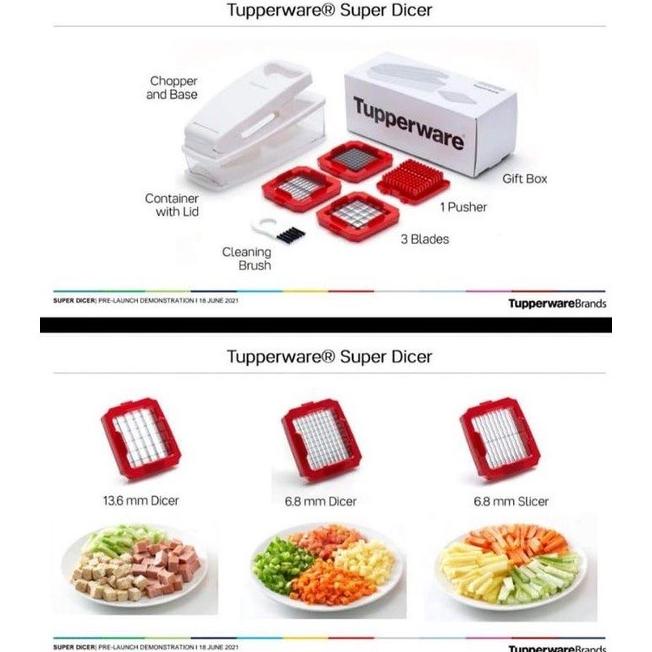 Alat pemotong sayuran serbaguna tupperware super dicer promo