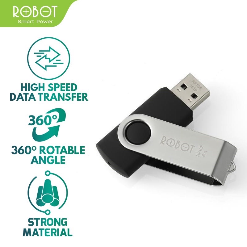 GROSIR FLASHDISK ROBOT ORIGINAL 8GB HIGH SPEED DATA TRAVELLER