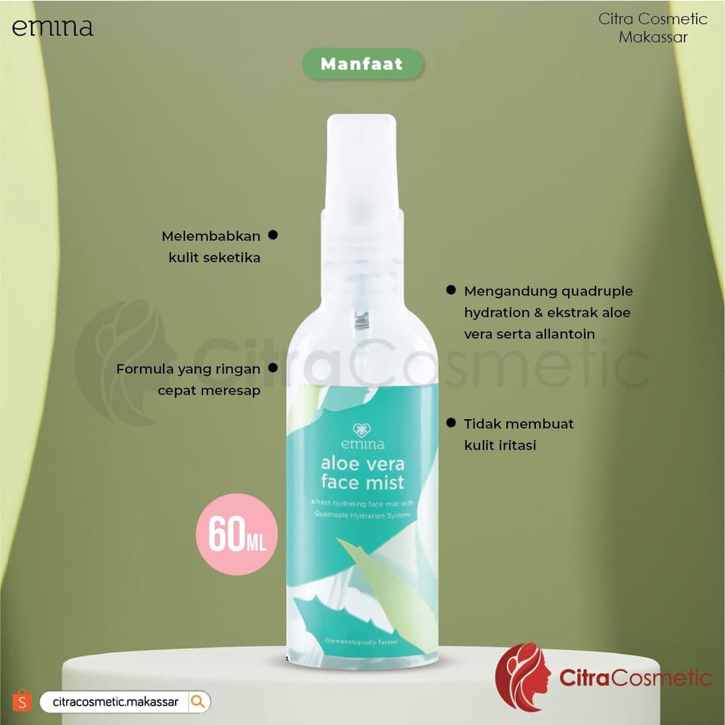 Emina Aloe Vera Face Mist 60 Ml