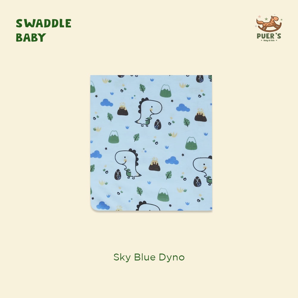 BEDONG BAYI (SWADDLE BABY) PUER'S SKY BLUE DYNO