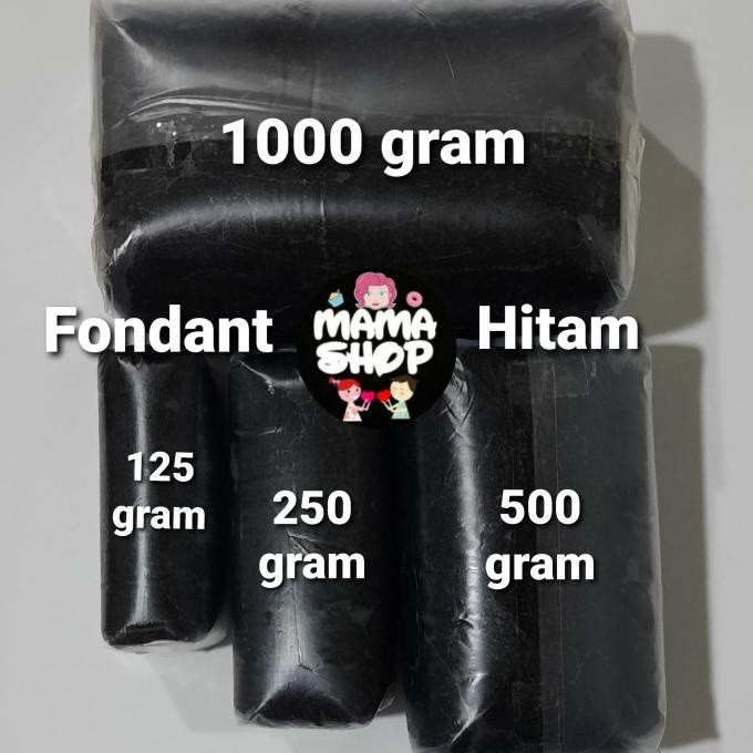 

Fondant Hitam Merk Donnica 1000 Gram Gula Dekor Bahan Hiasan Kue