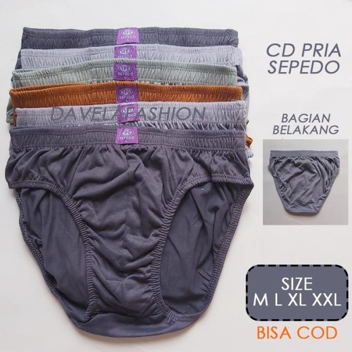 UNIK DAVELA FASHION - 12 PCS CD PRIA SEPEDO MENS MENS BAS GJHU36545