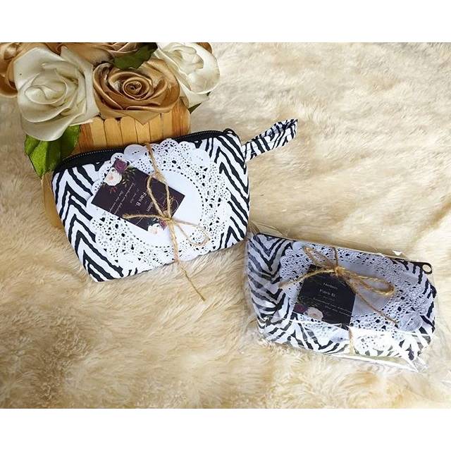 Souvenir pouch katun free packing dan thankscard