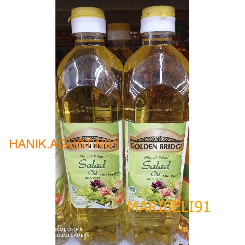 

Golden Bridge Salad Oil 1L / Minyak Salad maribeli91