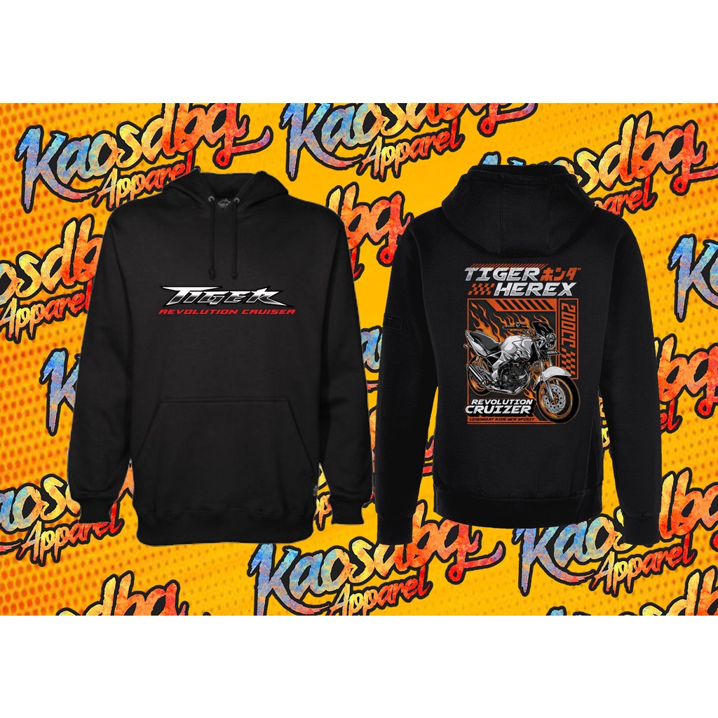 HOODIE SWEATER JAKET MOTOR HONDA TIGER HEREX