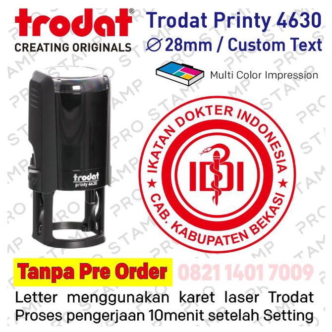 

Stempel Otomatis Bulat Trodat 4630 /Self Ink Trodat 4630