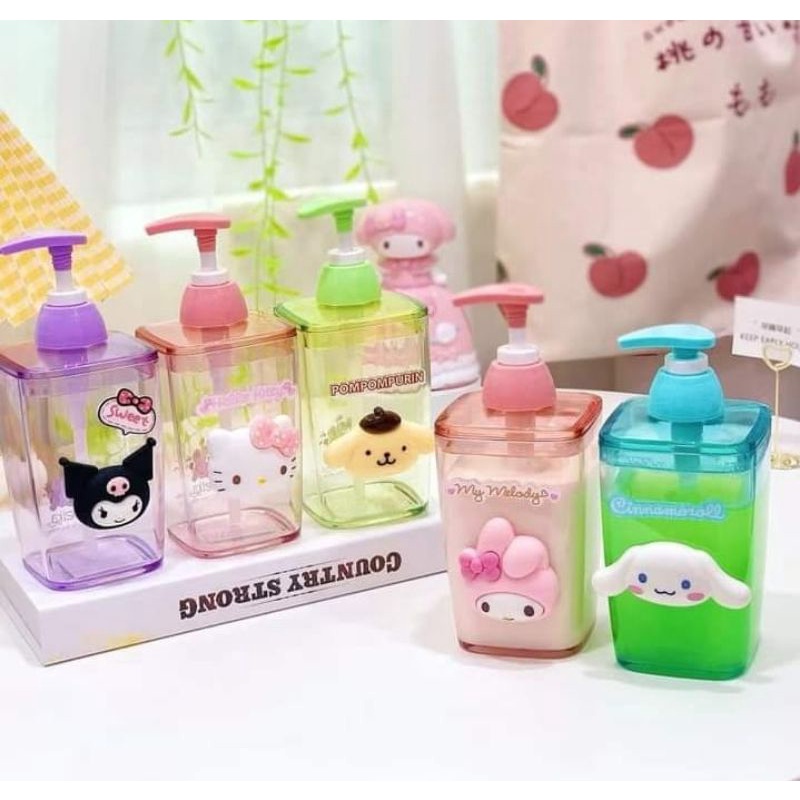 PUMP KARAKTER / PUMP BOTOL TEMPAT SABUN CAIR / PUMP HELLO KITTY / PUMP LUCU IMPORT / PUMP DORAEMON K