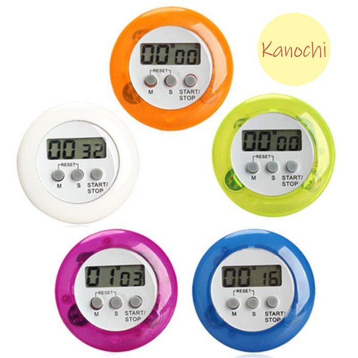 Digital Kitchen Timer alarm masak dapur Cooking Kitchen Timer Bulat