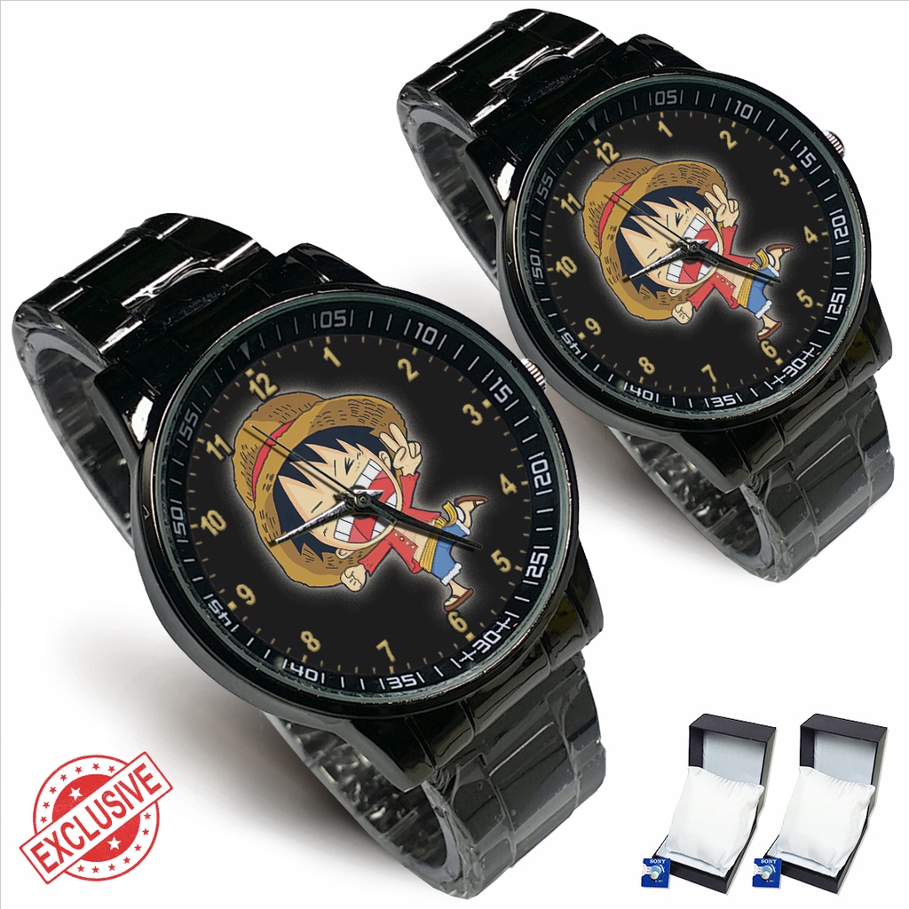 Jam Tangan Rantai Couple Anime ONE PIECE 01 (Special)